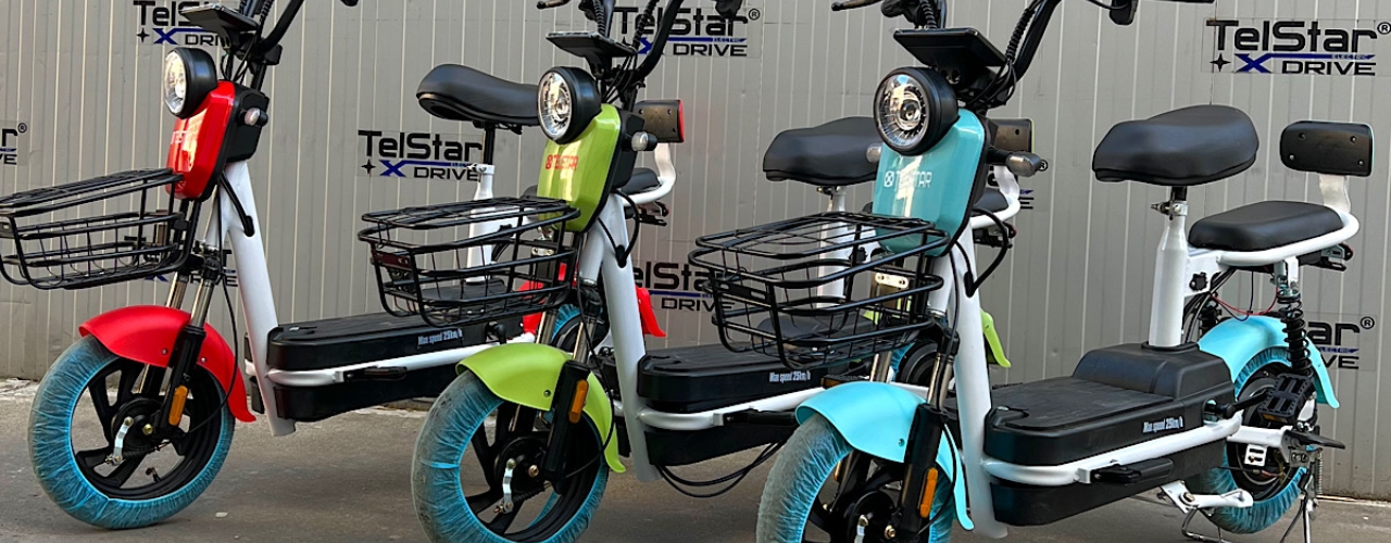 Електрически скутер TELSTAR TBSLD- 3 с двойна седалка Нов модел 2026