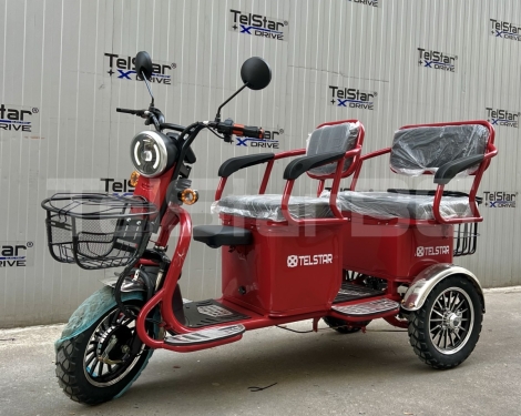 Карго четириместна електрическа триколка TS-005.3 1400W Нов модел 2026