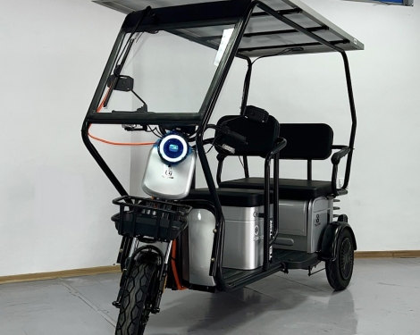 Соларна триместна КАРГО електрическа триколка с покрив TS-302 MAXI SOLAR 2000W 60V 38Ah