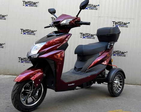 Електрическа триколка TS-350-8 60V 23Ah 2000W Нов модел 2026