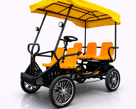 Електрическа рикша с педали Tourist-4 23Ah без регистрация