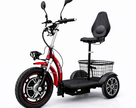 Електрическа триколка с равна платформа задно предаване TS 200.3 48V 1200W