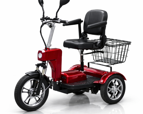 Eлектрическа триколка TS-750++ OFFROAD OLD с големи 14'' задни гуми