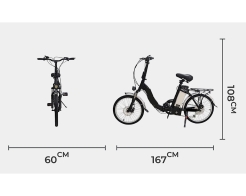 Сгъваем градски електрически велосипед E- BIKE PONY TELSTAR-010 2026 снимка 150