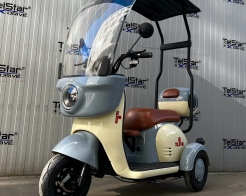 Електрическа триколка тип VESPA STYLE ROOF с покрив 60V 1500W снимка 207
