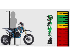 Детски кросов мотор MXR 70CC Нов модел / DIRT BIKE с добавена функция 