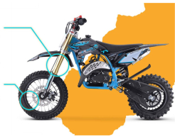 Детски кросов мотор MXR 70CC Нов модел / DIRT BIKE с добавена функция 