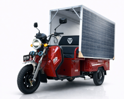 Карго електрическа триколка TELSTAR със соларен фургон Нов модел 2026 снимка 128